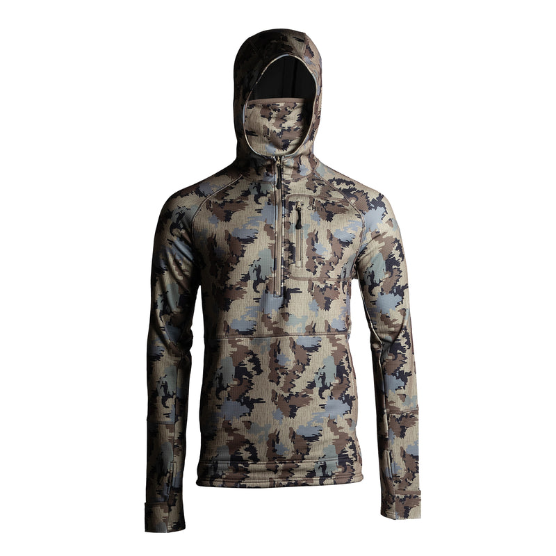 ThermoFleece 1/2 Zip Hoodie - Coppice Camo