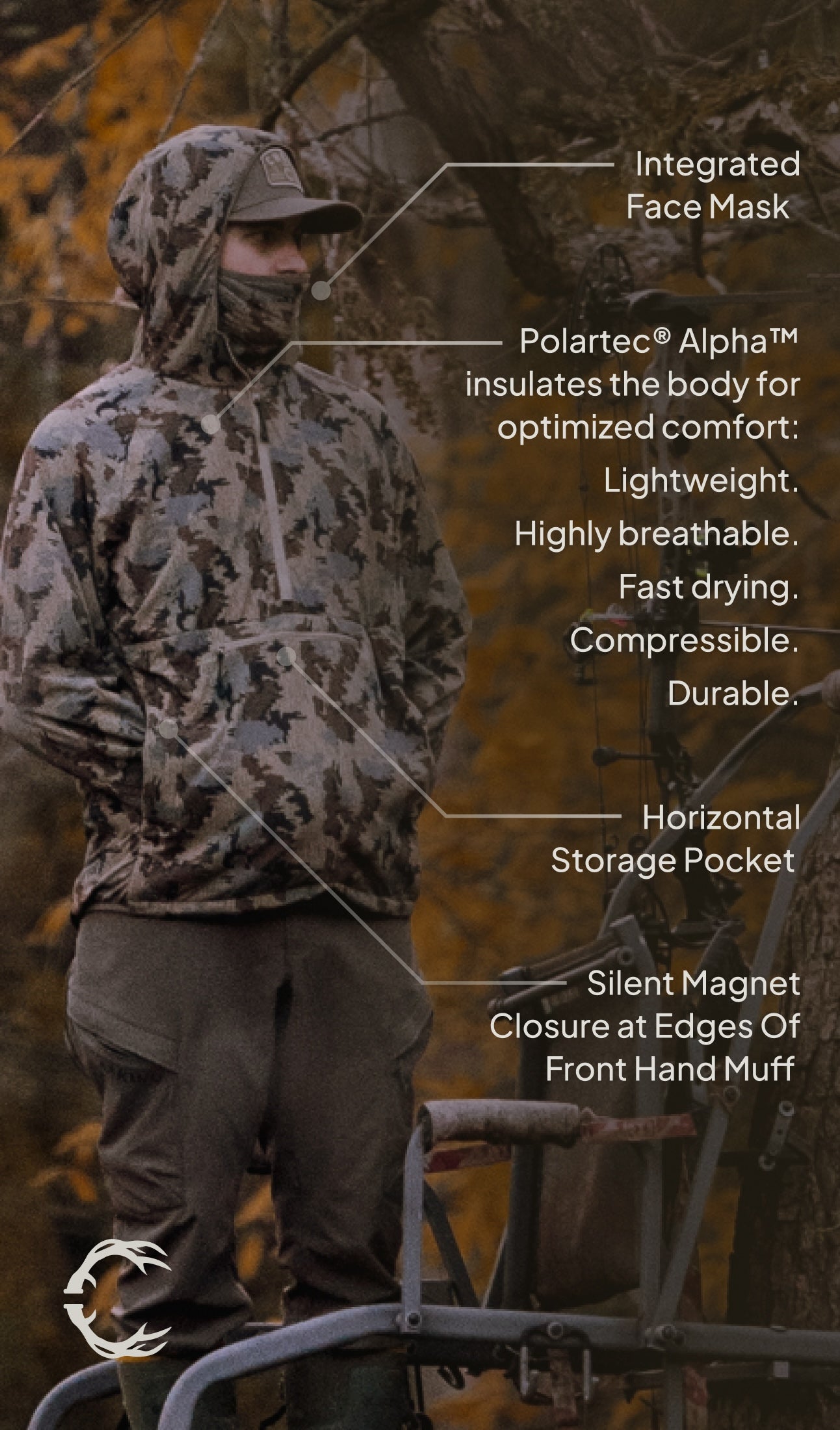 Outpost Light 1/2 Zip Jacket