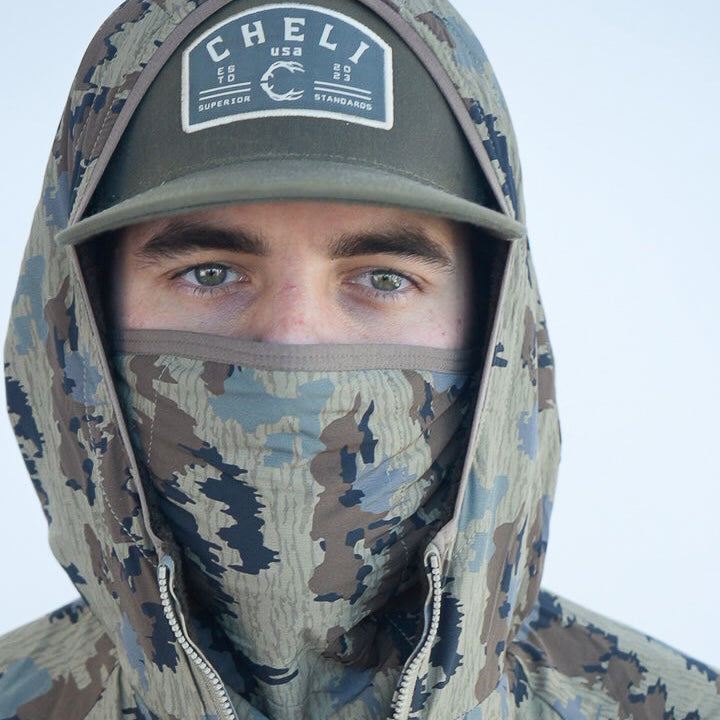 Men's Hunting Jacket 1/2 Zip – Polartec Alpha Insulation, Built-In