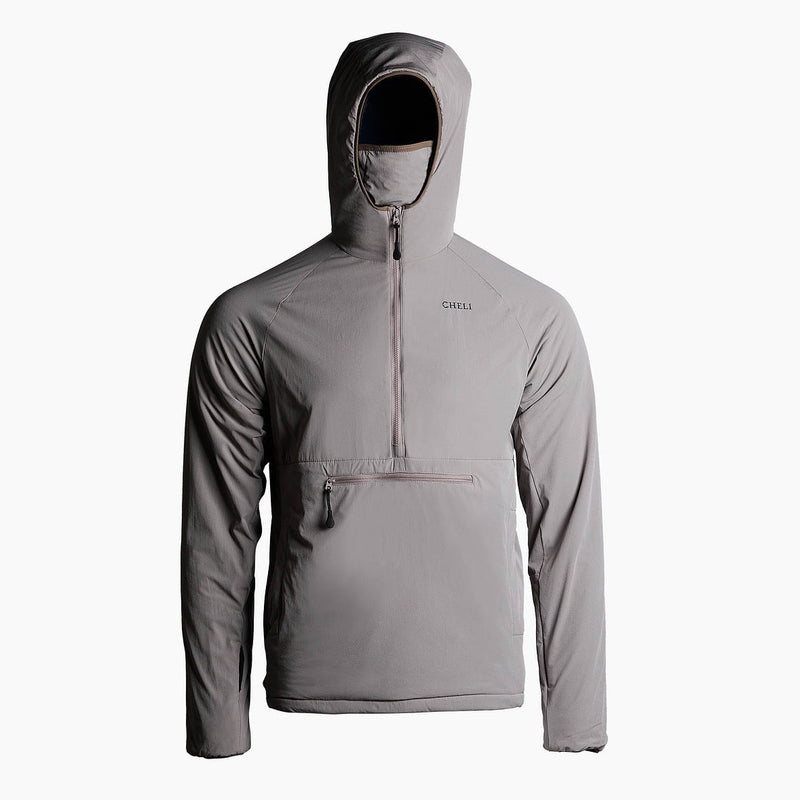 Outpost Light 1/2 Zip Jacket - Stone Gray