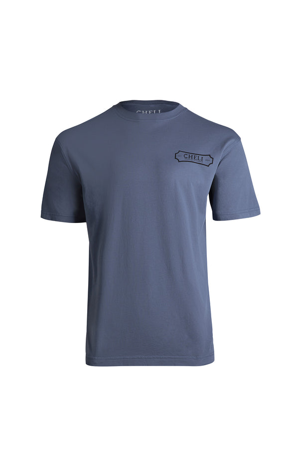 Shield Tee - Blue Horizon